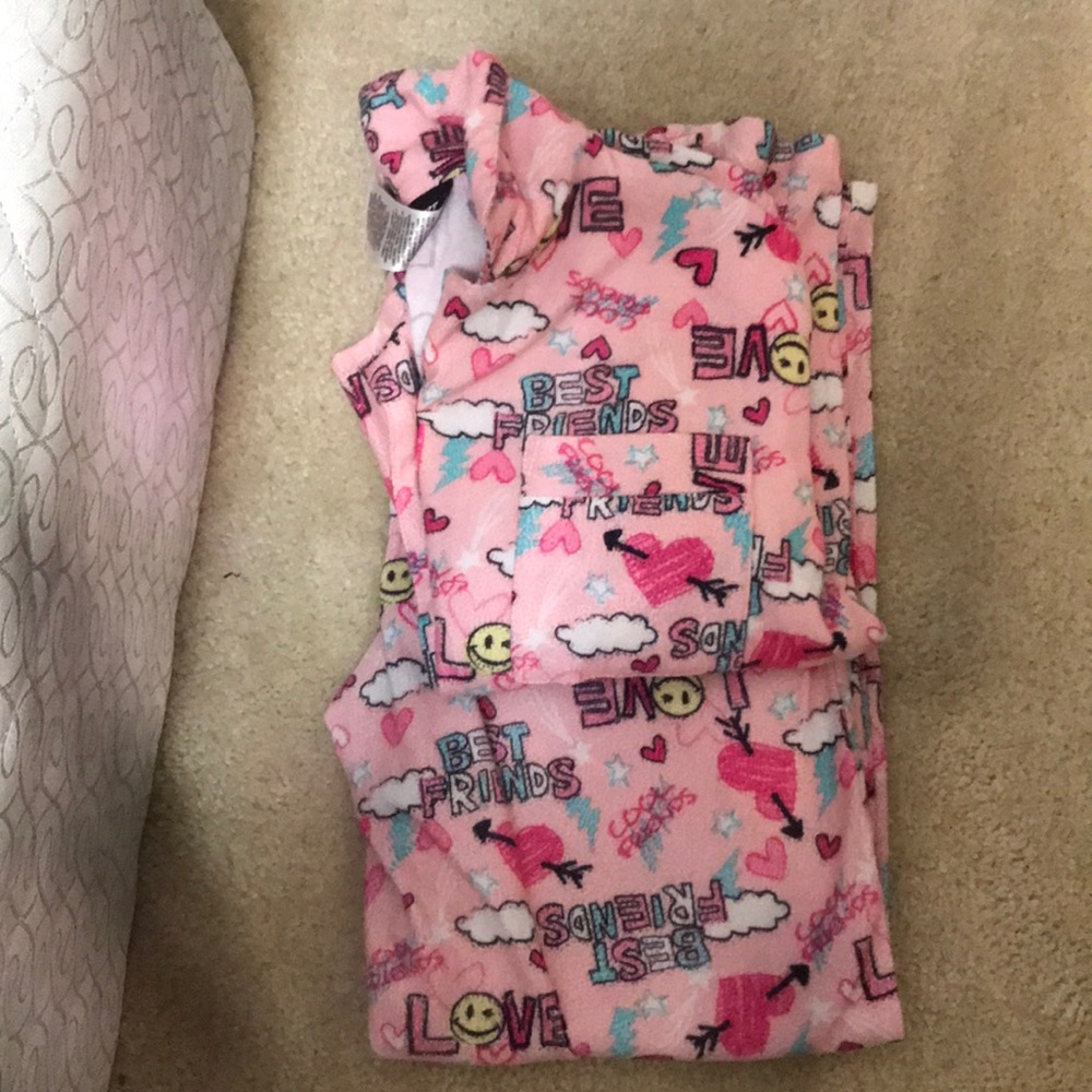 Pink fun kids pjs